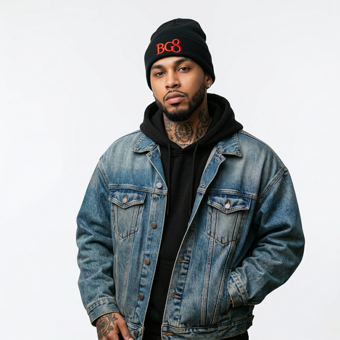 BG8 Embroidered Beanie