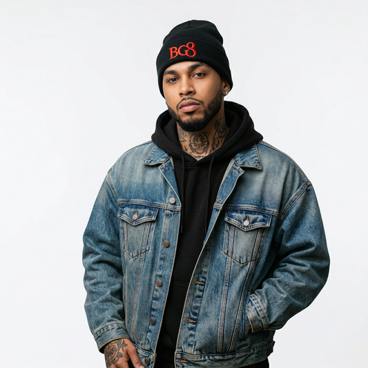 BG8 Embroidered Beanie
